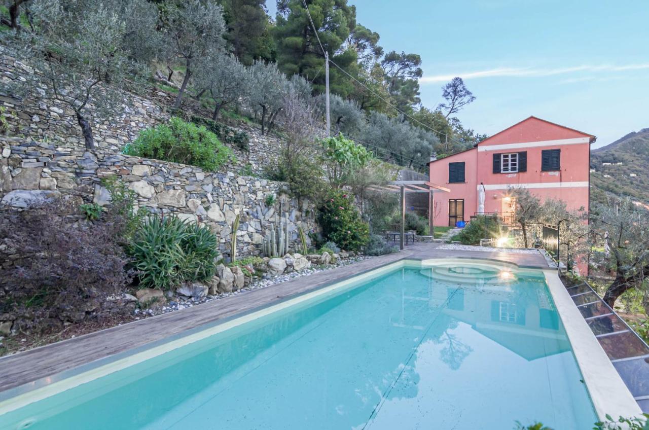 Recco Apartment With View And Pool Exterior photo